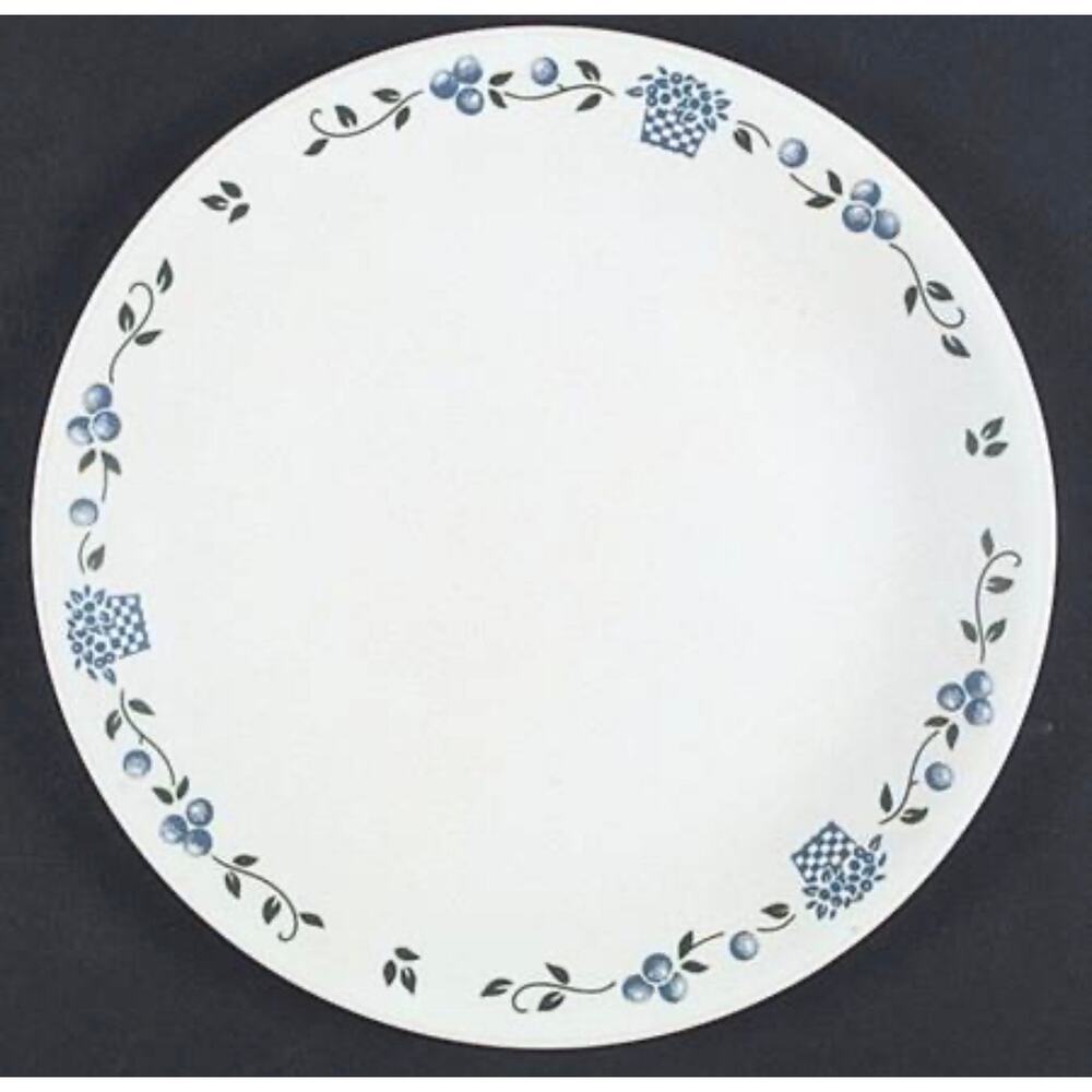 Corelle Blueberry Bouquet Dinner Plate Vintage Country Farmhouse